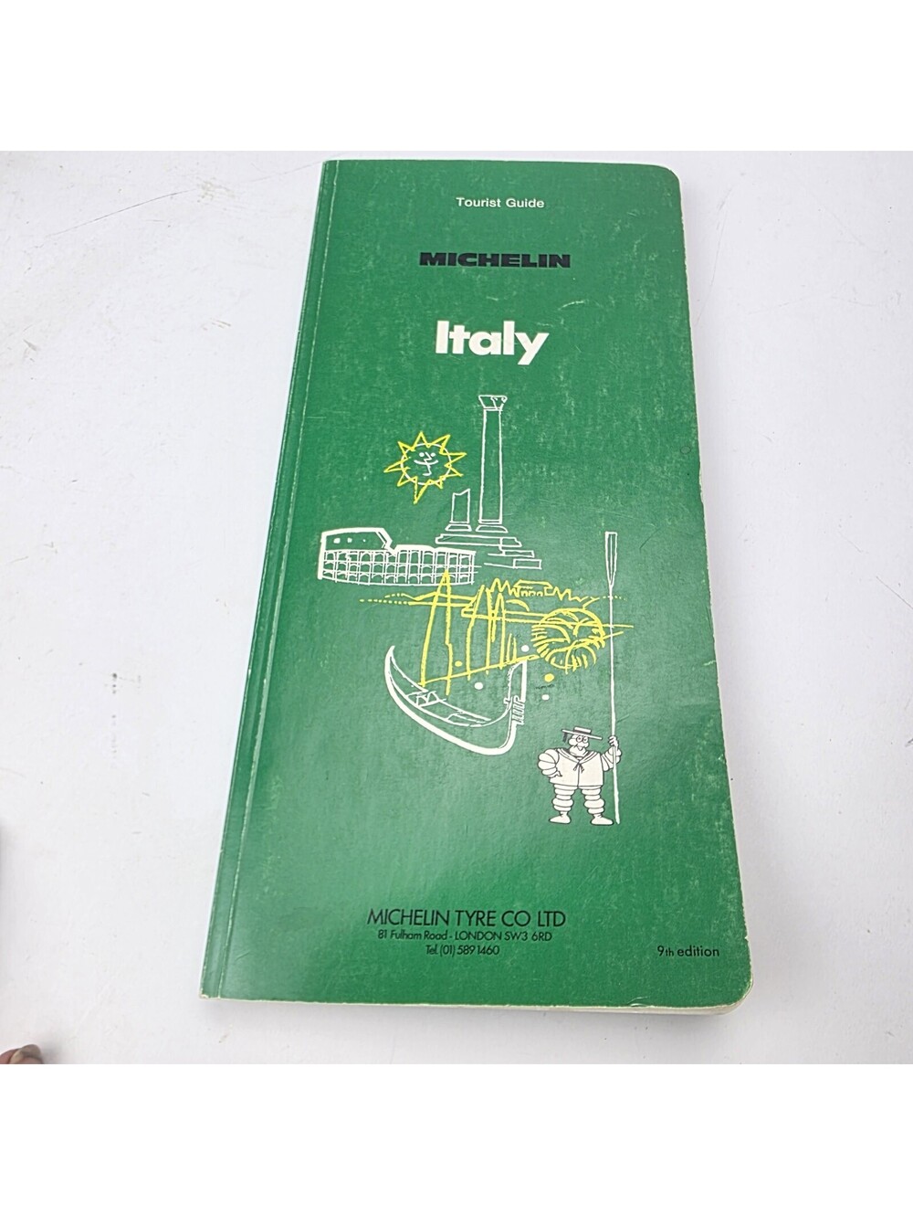 Michelin Italy Guide Maps Information Historical English Edition 1973